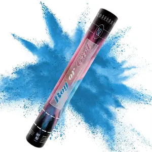 Confeti de fiesta de género, cannon de confeti colorido, humo, Holi en polvo, Konfetti <span class=keywords><strong>kannon</strong></span>, 30cm, 45cm, 60cm - Product Image 4