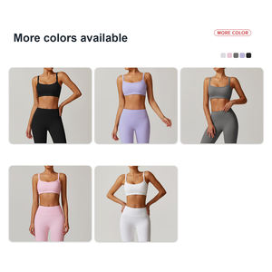 Autunno inverno sport manica lunga Gym Leggings giacca Casual <span class=keywords><strong>allenamento</strong></span> 5 pezzi tuta da donna a vita alta ampia Set Yoga - Product Image 5