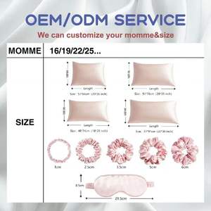 Dropshipping ปลอกหมอนผ้าไหมหม่อน22 MME เกรด6A อินทรีย์ซักได้กับ Oeko-Tex แพ็คที่กำหนดเองปลอกหมอนผ้าไหม - Product Image 3