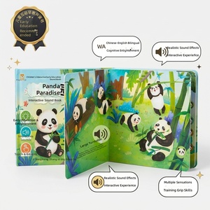 Livre sonore interactif personnalisé avec des sons d'animaux, des <span class=keywords><strong>chansons</strong></span> de berceuse à chanter en groupe pour les tout-petits, apprentissage précoce - Product Image 3