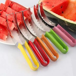 Coupe-pastèque créatif, trancheuse multifonctionnelle en acier inoxydable, diviseur de fruits, outil de découpe - Product Image 1