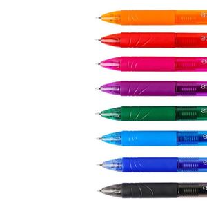 15 Bolígrafos Borrables con Goma en la Extremidad, Marcadores de Fricción Térmica con Borrador, Bolígrafo de Gel con Logotipo para la Escuela y la Oficina - Product Image 2