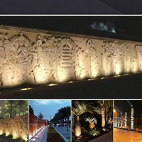 Lumière d'angle murale LED étanche IP67 pour extérieur MJ702 en acier inoxydable et aluminium AC 220V Garantie de 2 ans Jardins Couloirs