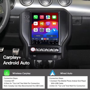 Android14 <b>Car</b> Radio Stereo GPS Navi Multimedia Player For Ford Mustang 2015-2021 Tesla Style Screen Head DSP 4G BT Carplay Auto - Product Image 6