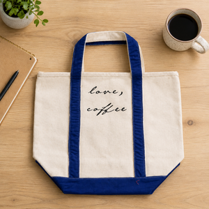 Wholesale Heavy Duty Canvas Tote <b>Bag</b> 22L <b>Large</b> Capacity Custom Logo <b>Gift</b> Option Rope & Ribbon Handles Reusable - Product Image 5
