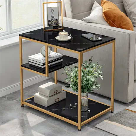 Qualitäts sicherung Gold Schlafzimmer Golden Edelstahl Basis High End Couch tische für Salon