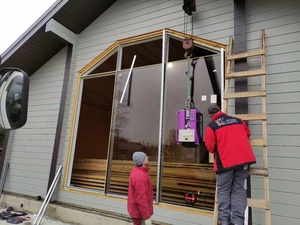 Elevador de Mármol al Vacío <span class=keywords><strong>Cowest</strong></span> Glassboy-750 con Capacidad de 500 kg/750 kg, 1 kW, 110 V/220 V, con Bomba y Ventosa Grande para Vidrio - Product Image 6