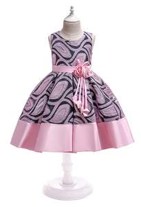 Venta al por Mayor de Ropa Infantil de Boutique, Vestido de Moda con Diseño de Hada, Último Modelo de Vestido Punjabi de Verano con Encaje y Estampado Transpirable - Product Image 2