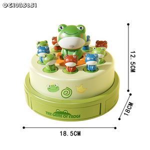 เครื่องหมุนไฟฟ้าจับกบแบบหนังสติ๊ก ของเล่นเด็กแบบอินเทอร์แอคทีฟ เกมตกปลาสำหรับ<span class=keywords><strong>เด็ก</strong></span> ของขวัญเด็ก ของขวัญวันเกิด - Product Image 5