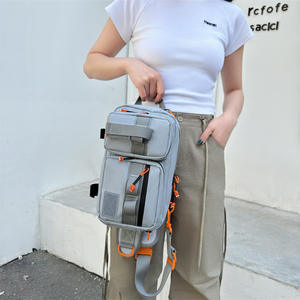 Bolsa de Pecho de Nailon para Hombre, Directo de Fábrica, para Campamento, Senderismo, Pesca Táctica, Mochila Bandolera, Bolsa Cruzada para Señuelos - Product Image 4