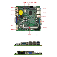 Nueva Placa Base Nano ITX de Fábrica con Procesador Intel Celeron J1900 de Cuatro Núcleos a 2.0GHz, DDR3 de 8GB para Servidor/Estación de Trabajo Individual
