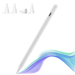 Coo Factory OEM Portable And Universal White Stylus Capacitive Pen, Anti-mistouch And Light Drawing For Tablet Phones
