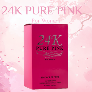 โรงงานผลิตน้ำหอมแบรนด์ฮันนา ซีเคร็ท ขนาด 100 มล. น้ำหอมผู้หญิง 24K เพียว พิงค์ กลิ่นหอมคลาสสิก บลูม หรูหรา น้ำหอมมิส - Product Image 4