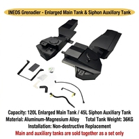 Tangki Bahan Bakar JK Reinforced Expanded 120L Ineos Grenadier 4x4 Al Mg Alloy Garansi 3 Tahun Remote Travel Tank