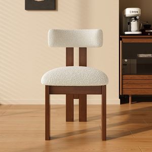 Mid-century Modern <strong>Retro</strong> Solid Wood <strong>Dining</strong> Table with <strong>Chair</strong> Designed by Nordic Designer for Home Decor - Product Image 1