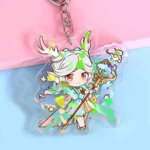 Portachiavi in Plastica Personalizzati, Ciondoli in Acrilico Ecologici di Alta Qualità, Simpatici Portachiavi Cartoon in Acrilico Personalizzati - Product Image 4