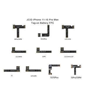 ORG JCID Tag sur le câble flexible de réparation de batterie pour <span class=keywords><strong>iPhone</strong></span> <span class=keywords><strong>11</strong></span> 12Mini 13 14 15Plus 15Pro Max Supprimer la batterie d'avertissement externe JC V1S <span class=keywords><strong>Pro</strong></span> - Product Image 1