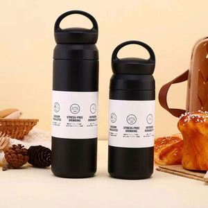 Termo Creativo de 500 ml, Acero Inoxidable 304, Ecológico, Portátil para Estudiantes, Taza para Agua/Té con Asa, Apto para Agua Hirviendo, Caja de Regalo - Product Image 2