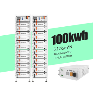 Baterías de Rack de Uso Industrial de 50kWh, 80kWh, 100kWh, Baterías de Litio de Alto Voltaje 480V 512V 280ah para Sistemas de Energía Solar - Product Image 1