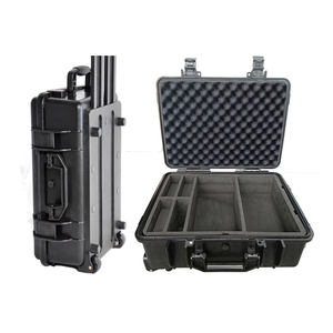 גדול קיבולת כלי על גלגלי פלסטיק מכשירי בדיקה משאבת חלקי ציוד מקרה עם EVA קצף - Product Image 1