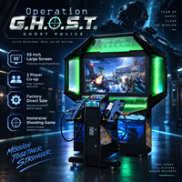 Machine de jeu d'arcade de tir à monnayeur de 55 pouces, jeu de tir commercial Ghost Shooting pour centre de divertissement intérieur