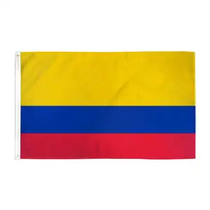 콜롬비아 깃발 직업적인 제조자 고품질 인쇄 ISO 기준 모든 국기