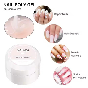8ml Gel d'extension de gelée dure vernis à ongles ongles français Nude Pink White Clear Nail Supplies Gel pour Gel d'extension - Product Image 3