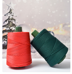 In Offerta Speciale Cordino in Filato Macramè 100% Poliestere <span class=keywords><strong>Corda</strong></span> Impermeabile per Uncinetto per Arazzi da Parete Borse Scarpe Tappeti Artigianato Finitura Intrecciata - Product Image 5
