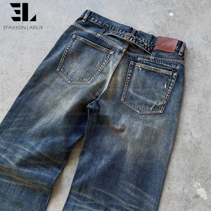 Pantalones cargo de lona de pato, sarga de algodón con lavado desgastado, holgados y rectos, tácticos, para trabajo y patinaje - Product Image 5