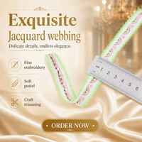 Dentelle faite main DIY de 2 cm à bordure motif pastèque pour textile de maison, décoration de fenêtre, décoration de vêtements et accessoires