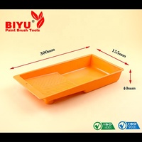 4 "Mini Makeup Paint Roller Plastic Tray Fabricant in Brush