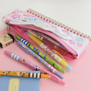 Venta caliente de fábrica personalizada 3D lindo coche puntada PU Material lápiz bolsas bolsa de almacenamiento de cosméticos escuelas y oficinas uso - Product Image 4