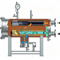 Système de filtration séparateur eau-huile industriel pour l'élimination de l'eau du carburant diesel