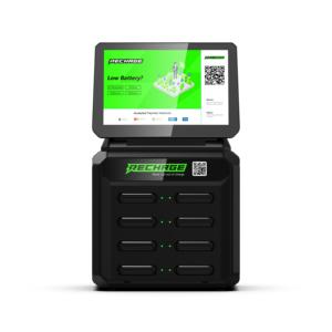 Estación de Carga Inalámbrica Impermeable con Código QR y Pantalla LED, 5000mAh, Portátil para Restaurantes y Múltiples Dispositivos - Product Image 4
