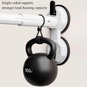 <span class=keywords><strong>Tringle</strong></span> de douche pliable antidérapante à ventouses doubles, sans perçage, gain de place, pour salle de bain - Product Image 4