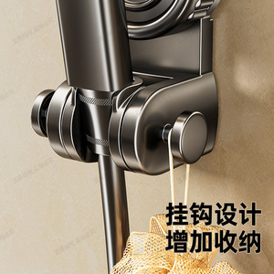 Blue Vine Bathroom Shower Head Mount Wall Mounted No Drill Round Easy Installation Bracket For Shower Room - Product Image 5