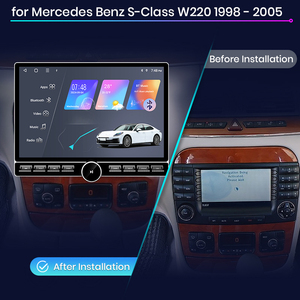 ジュンサン 13インチ QLED Android カーラジオ メルセデスベンツ <span class=keywords><strong>S</strong></span>クラス <span class=keywords><strong>W220</strong></span> 1998-2005 車載<span class=keywords><strong>DVD</strong></span>プレーヤー ステレオヘッドユニット - Product Image 2