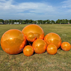 BSCI ISO Inflatable Hot Sealed Floating Sphere Mirror <b>Balloon</b> Large Balls <b>Customized</b> Inflatable Mirror Ball BSCI ISO Inflatable - Product Image 1