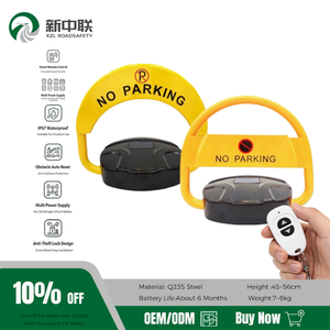 Barriera di Blocco Parcheggio Solare Wireless Personalizzata IP67, Dispositivo Anti-Parcheggio con Telecomando, Sistema di Blocco Intelligente in Acciaio per Parcheggi Auto - Product Image 1