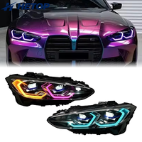 Kit de phares LED DRL RGB contrôlés par application Ikon Style, Plug and Play, pièces de retrofit pour BMW Série 4 G22 2021-2025