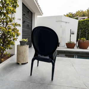 Comment les ventes pas cher Durabel noir PP chaise en plastique noir chaises de fêtes de mariage - Product Image 3