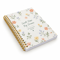 Carnet de notes personnalisé en cuir PU tendance, agenda relié rigide, impression de carnet de notes