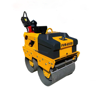 Compacteur vibrant diesel Shantui 3 tonnes, à tambour simple/double, autoporté pour le compactage de l'asphalte, du sol et des fossés