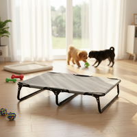 Leichtes, tragbares, modernes Luxus-Hundebett mit abnehmbarem Bezug, kühlend, in 3 Größen, für Outdoor-Camping – Langlebig