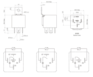 Keyong Kld(V4) горячая Распродажа 30A 40A 60A 12V 24V Pcb Plug-in 4 Pin 5 Pin Jd1912 автомобильное реле - Product Image 6