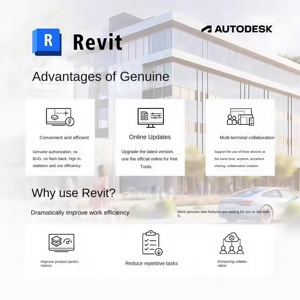 Numero di Serie Originale per Attivazione Software Revit, Licenza Ufficiale BIM, Autorizzazione 2023-2026, Installazione Remota - Product Image 3