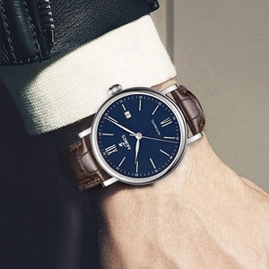 AKIRES orologio meccanico automatico minimalista cinturino in acciaio inossidabile analogico ETA movimento 2824 alla moda cassa in pelle OEM - Product Image 6