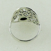 Anillo de Plata de Ley 925 con Árbol de la Vida y Piedra Preciosa de Malaquita, Estilo Clásico para Bodas, Fiestas y Aniversarios, de la India