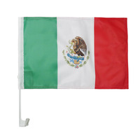 Drapeau de voiture personnalisé de haute qualité pour les 48 équipes de la Coupe du Monde de football 2026, 30x45cm, vente en gros
