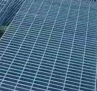 Grille en acier galvanisé pour couvercle de caniveau de drainage et gouttière